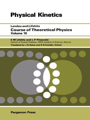 cover image of Course of Theoretical Physics, Volume 10